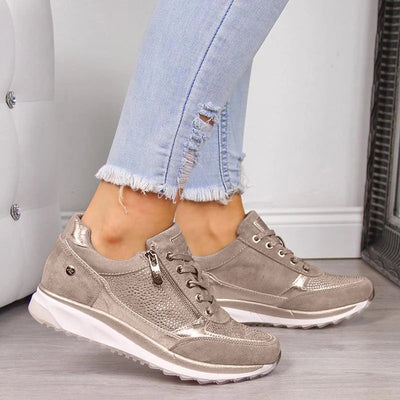 Mirjam I Ortopædiske Sneakers med Lynlås