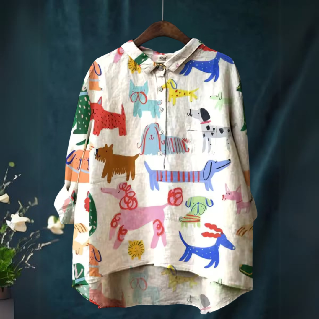 Anne® | Stilfuld Casual Skjorte med Print