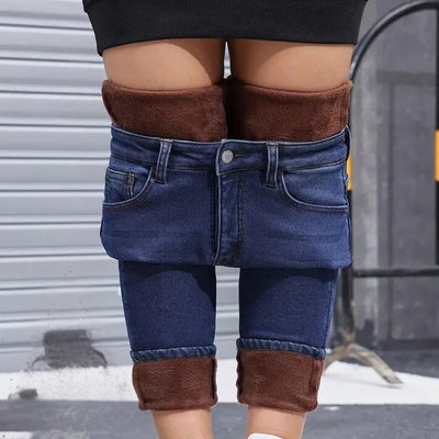 Runa | Højtaljede Mørke Denim Jeans