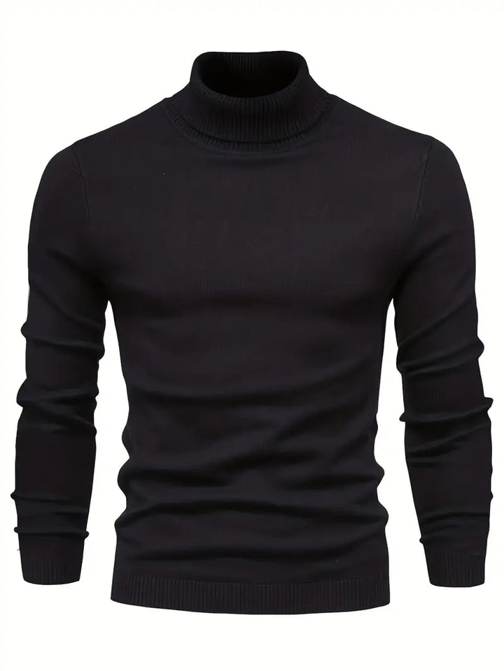 Jens | Stilfuld rullekravesweater