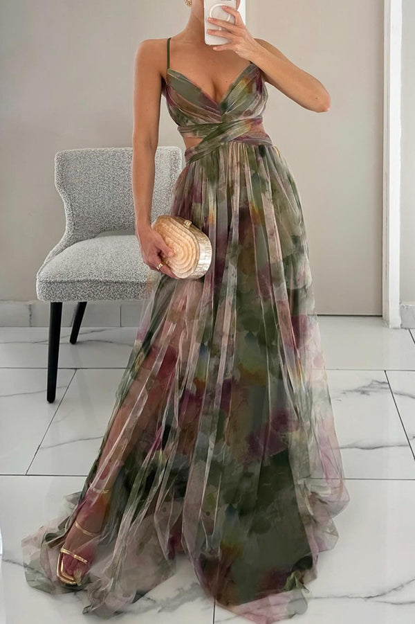 Charlotte | Magnificent maxikjole med blomsterprint