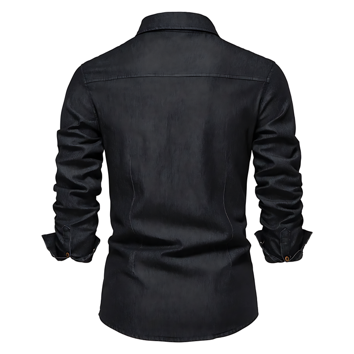 Svend | Stilfuld Button-Up Denim Skjorte