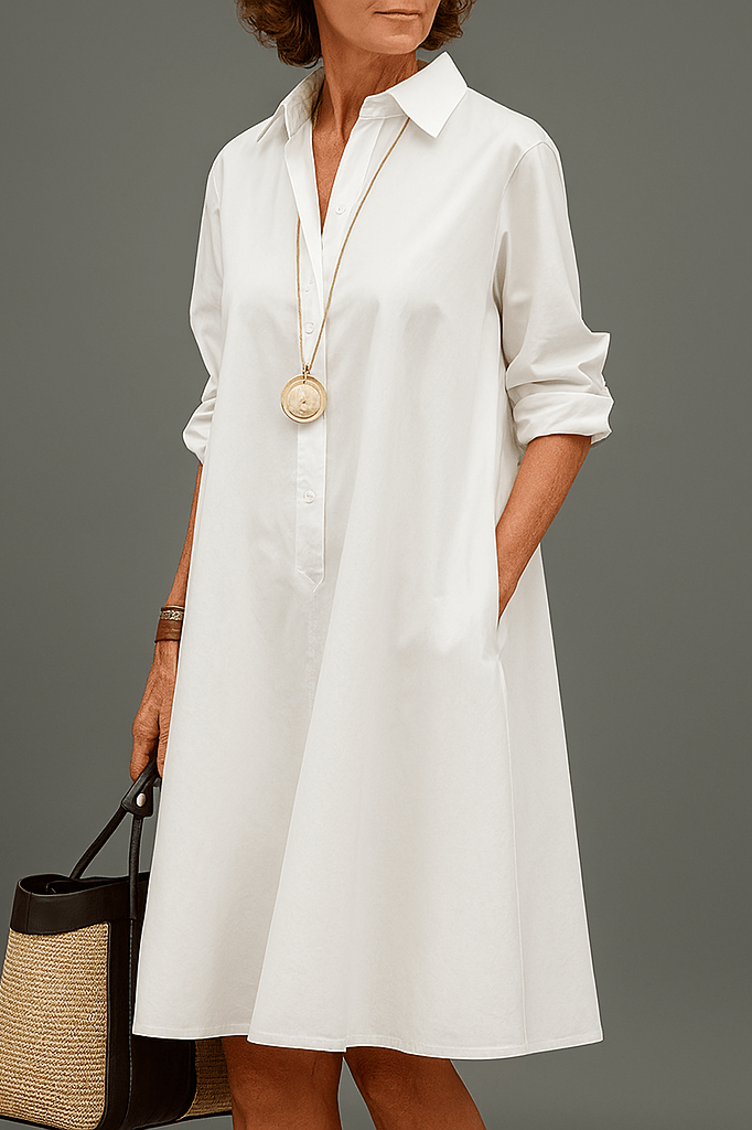 Anne™ I Elegant premium midi-kjole til tidløs stil