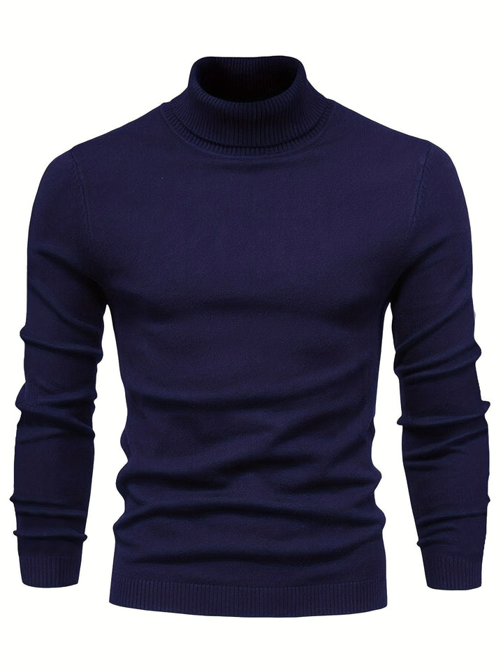 Jens | Stilfuld rullekravesweater