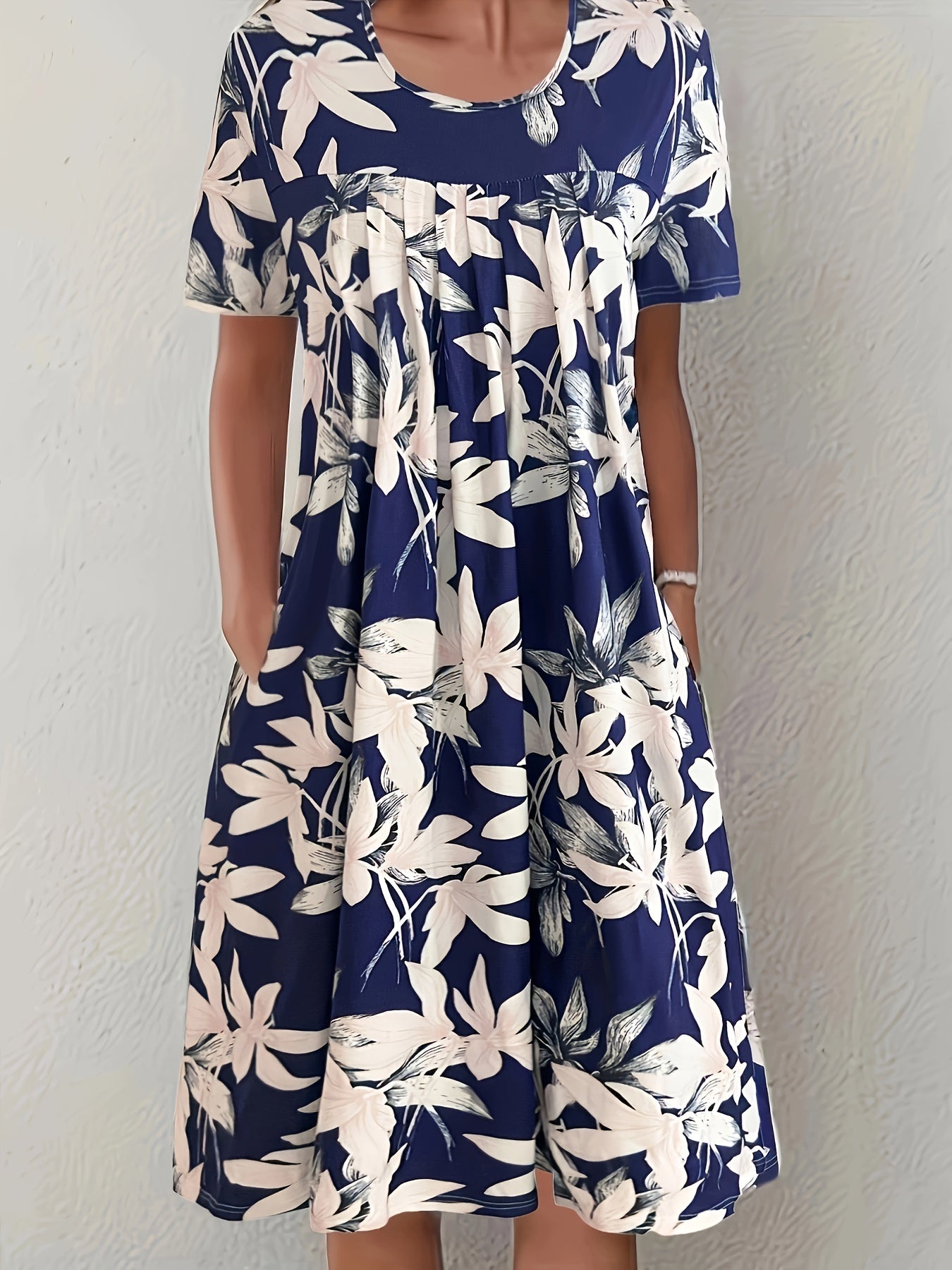 Clara | Blomstret Midikjole