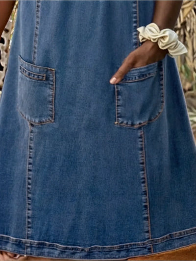 Sofia | Blød Denim Kjole