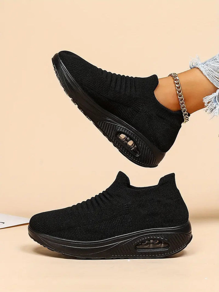 Gitte | Stilfulde Slip-On Strikkede Sneakers