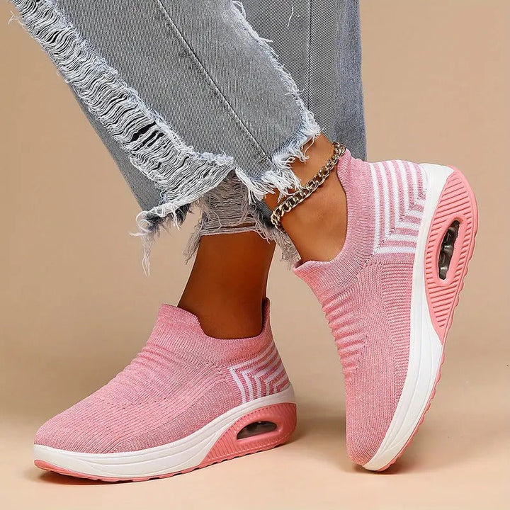 Gitte | Stilfulde Slip-On Strikkede Sneakers