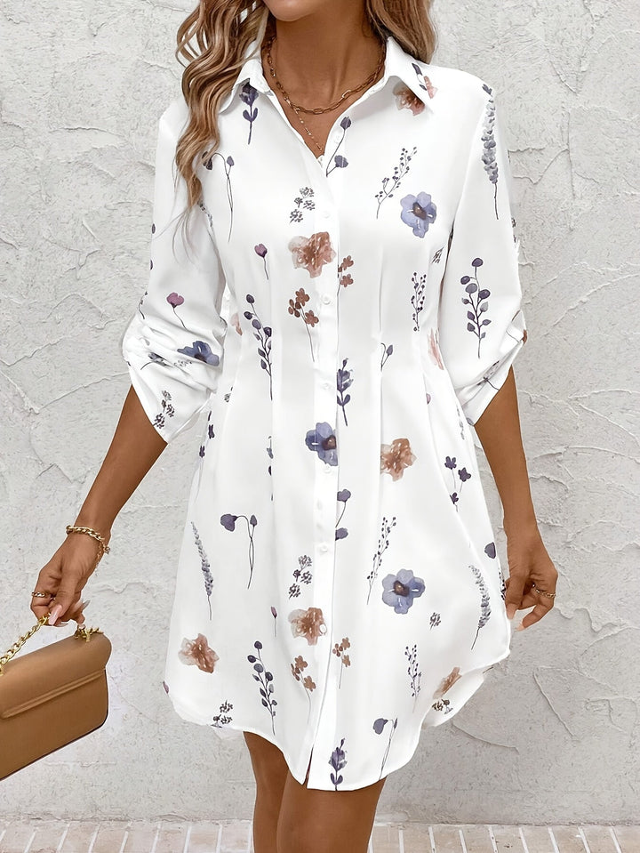 Mayke™ | Elegant blomstret kjole