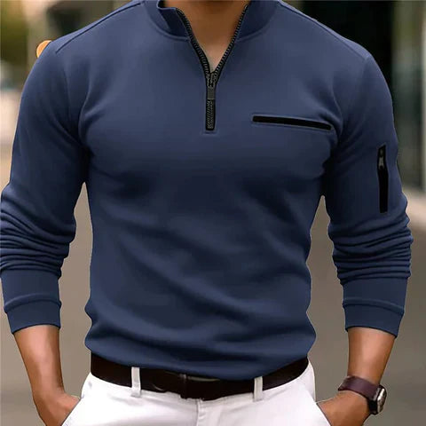 Frode | Stilfuld Zip-Up Pullover