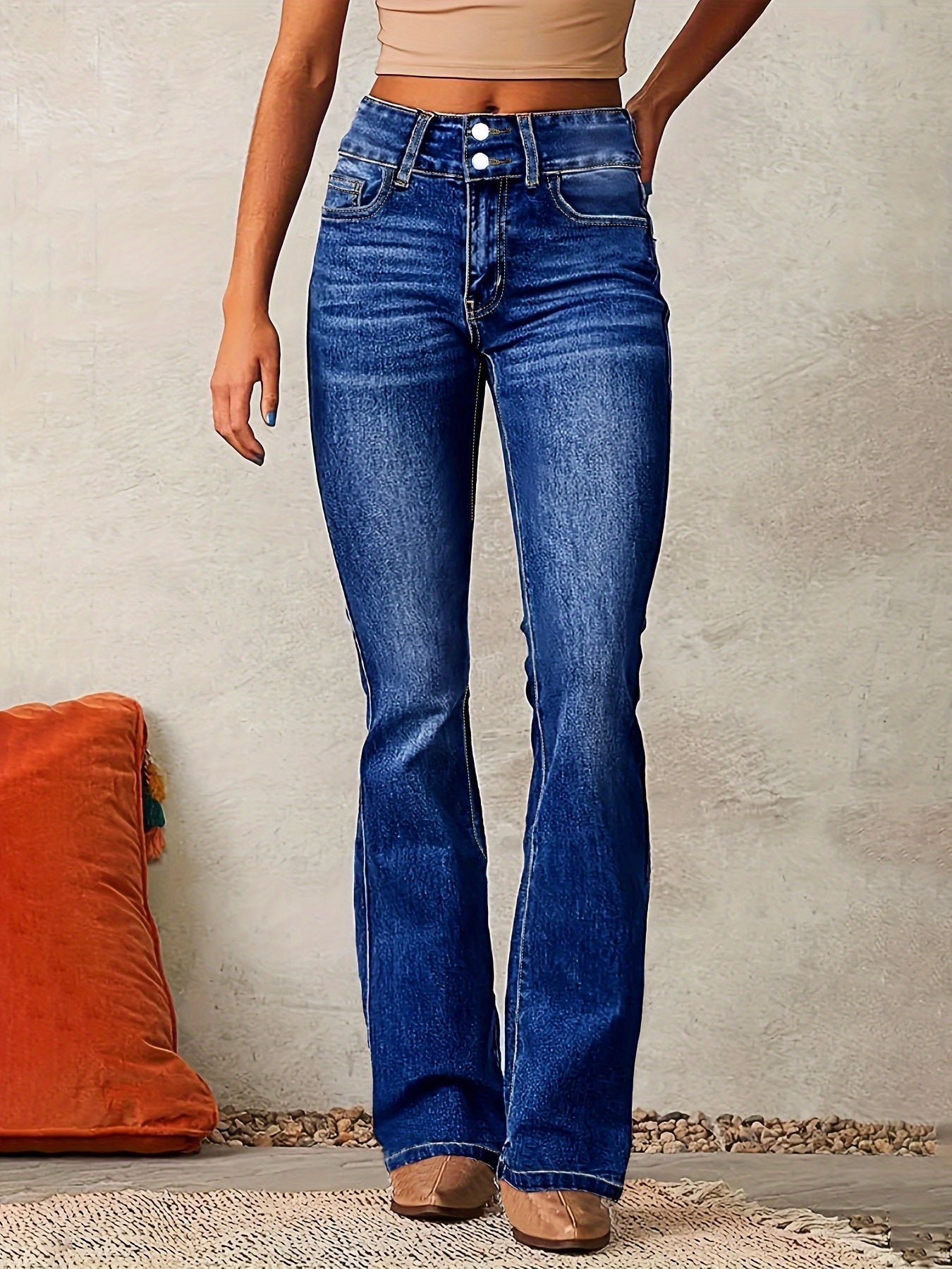 Anne™ | Højtaljede flared jeans