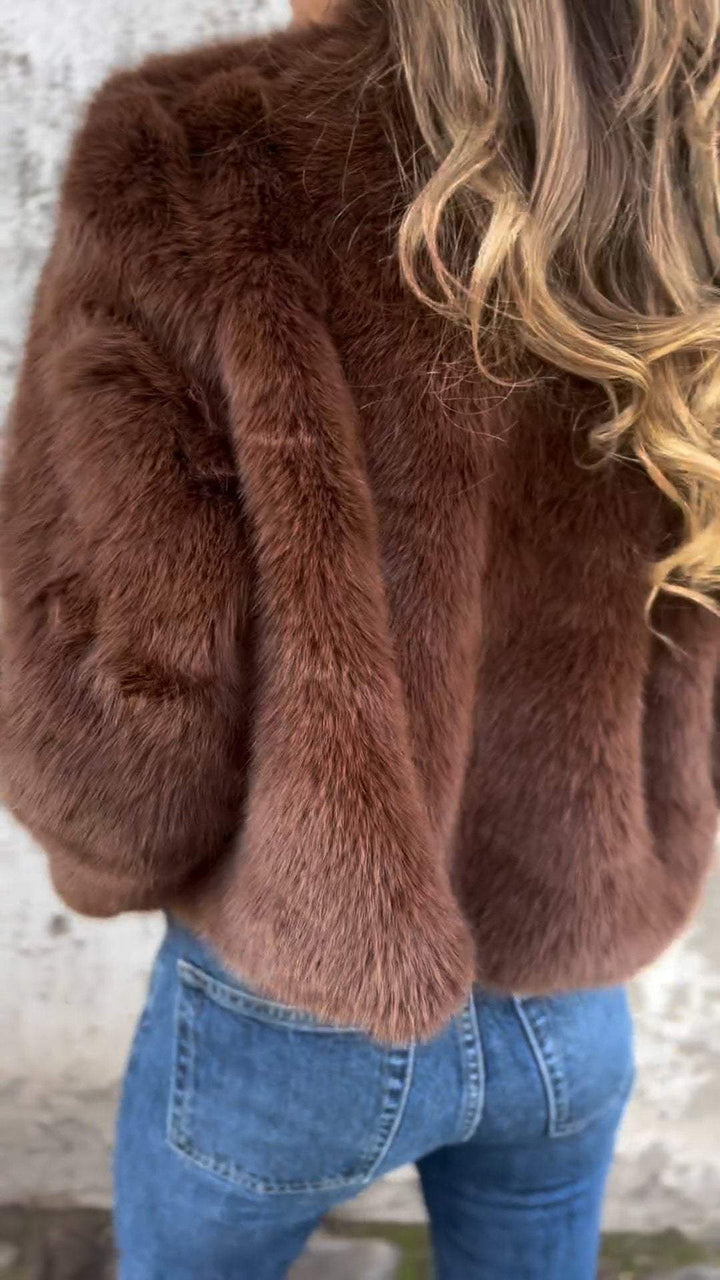 Sarah™ - Faux Fur Jakke