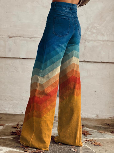 Marianne | Kvinders Retro Wide-Leg Bukser