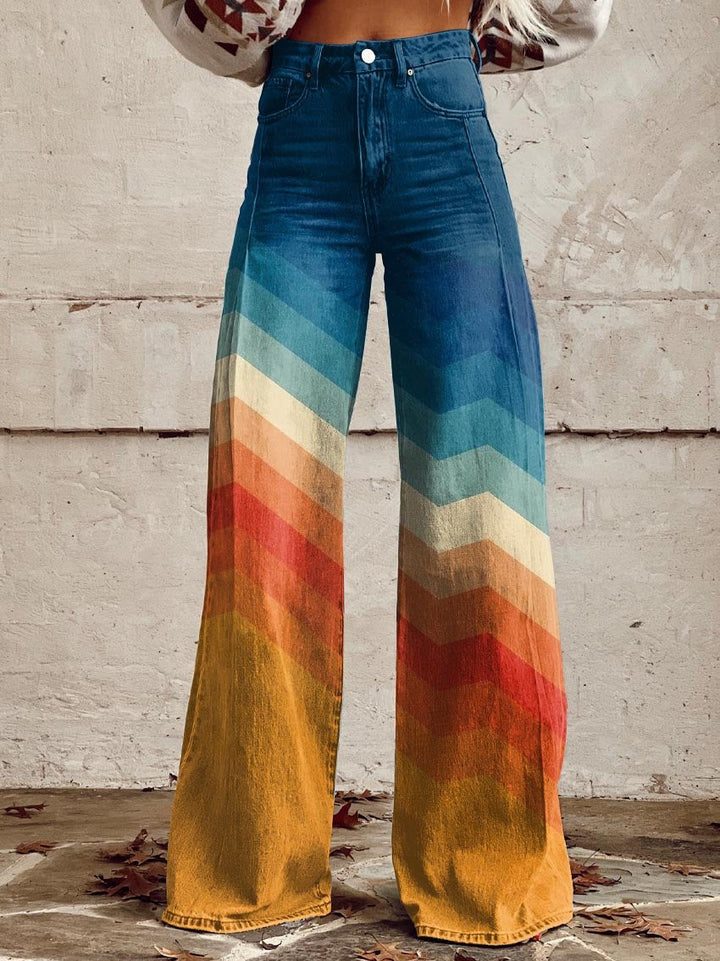 Marianne | Kvinders Retro Wide-Leg Bukser