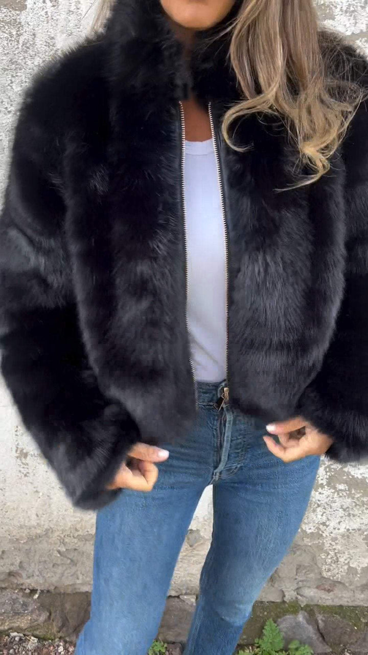 Sarah™ - Faux Fur Jakke