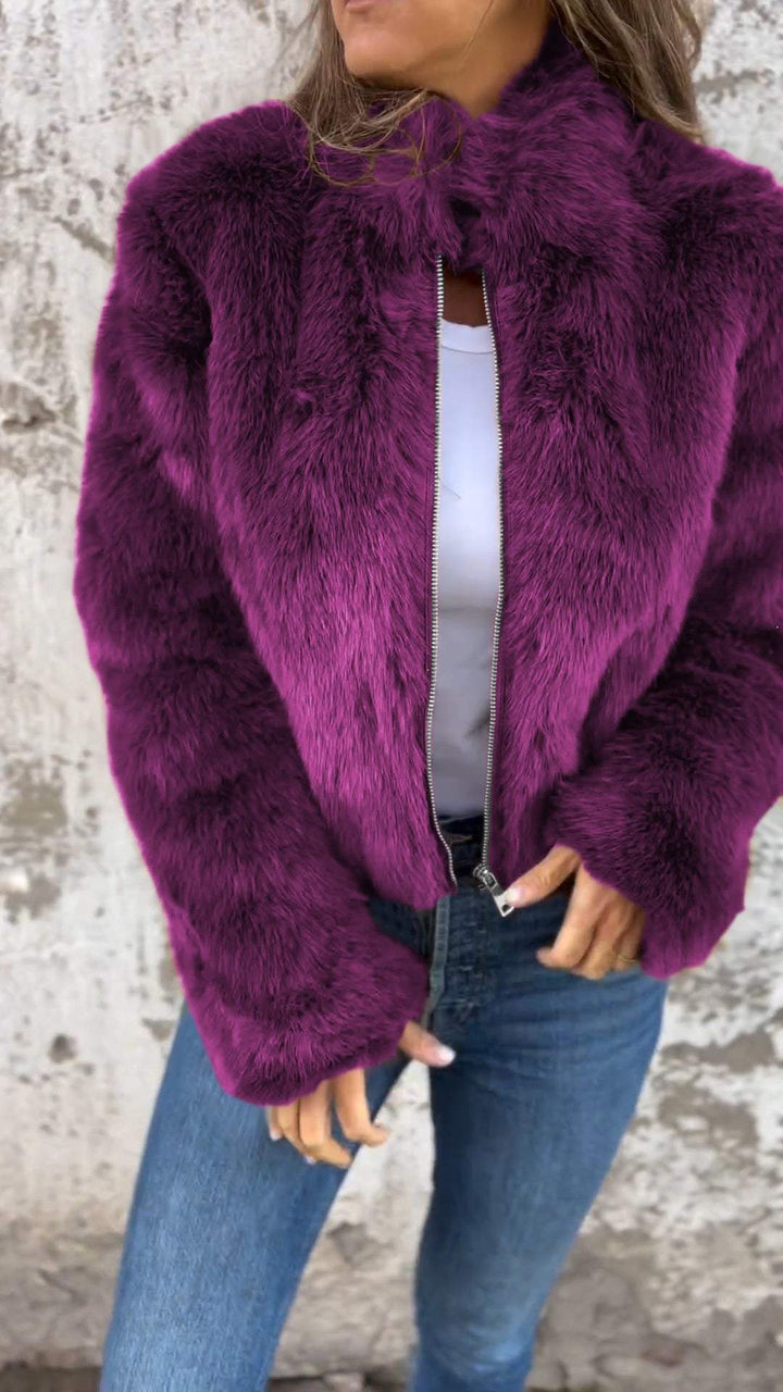 Sarah™ - Faux Fur Jakke