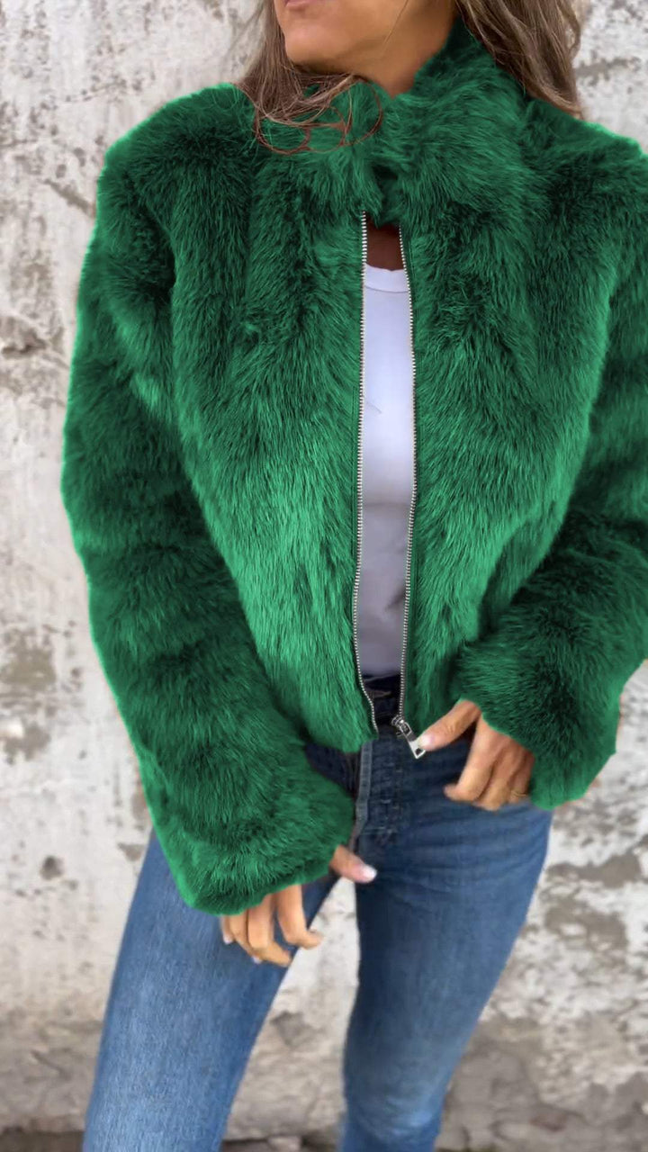 Sarah™ - Faux Fur Jakke