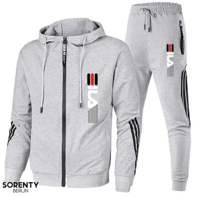 Jørn | Komfortabelt Zip-Up Hoodie Jogger Sæt