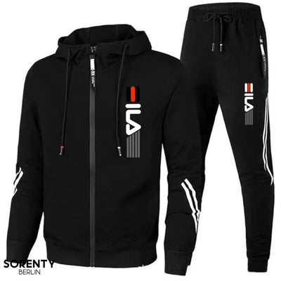 Jørn | Komfortabelt Zip-Up Hoodie Jogger Sæt