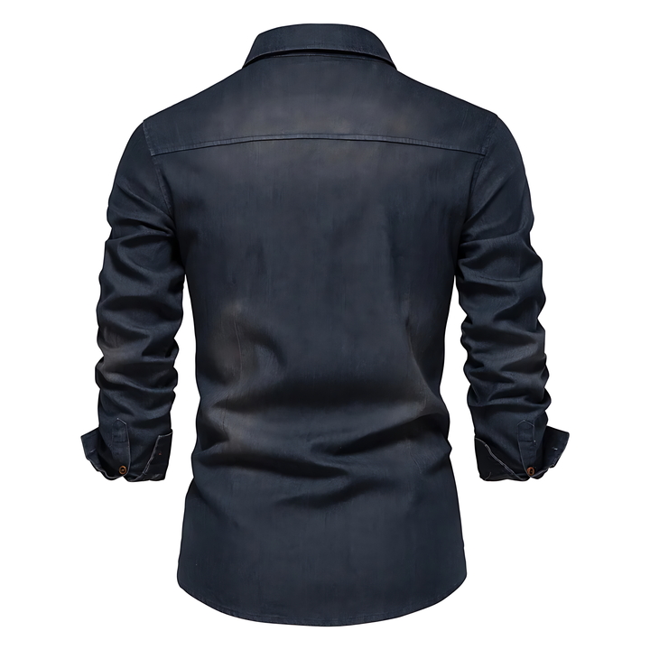 Svend | Stilfuld Button-Up Denim Skjorte