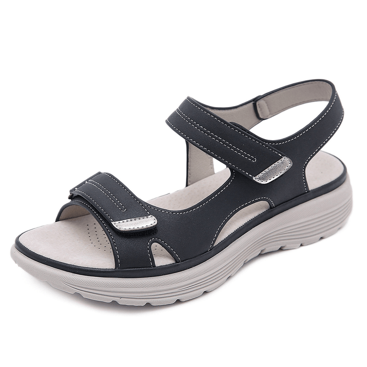Rasmine | Stilfulde Sandaler med Justerbar Velcrorem