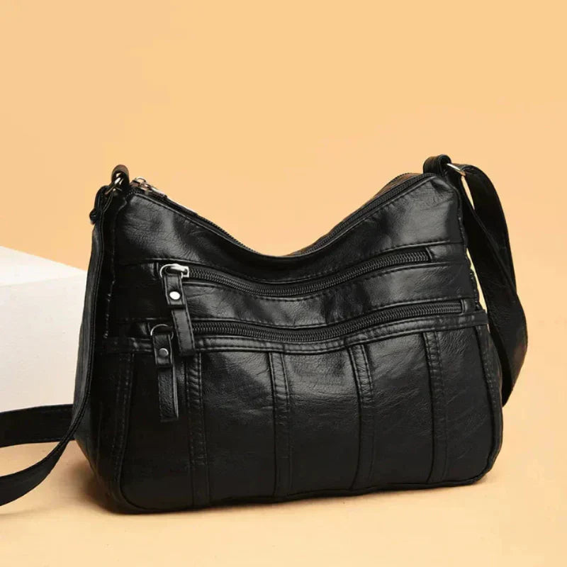 Kaja™ | Blødt Læder Crossbody Taske