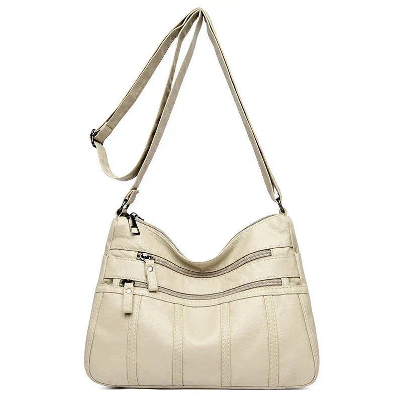 Kaja™ | Blødt Læder Crossbody Taske