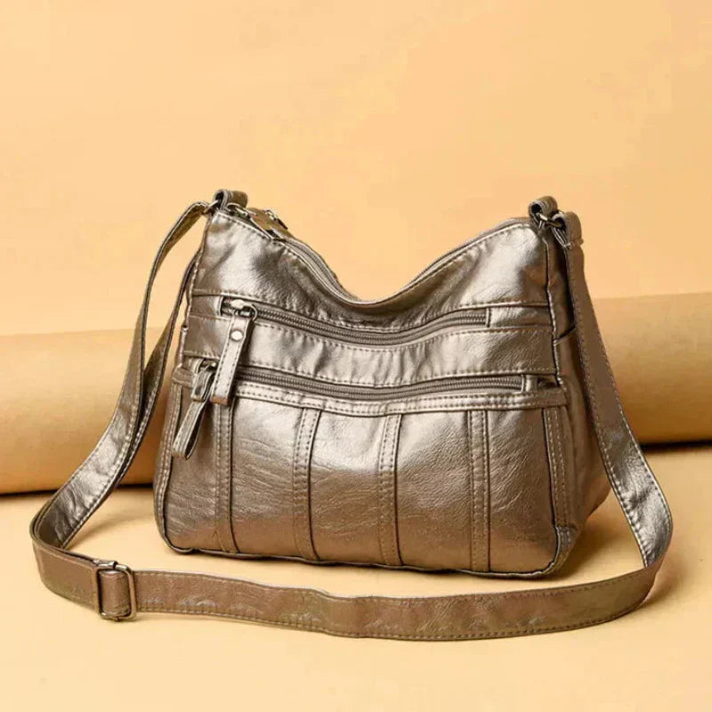 Kaja™ | Blødt Læder Crossbody Taske
