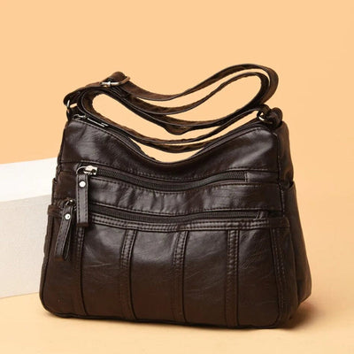 Kaja™ | Blødt Læder Crossbody Taske