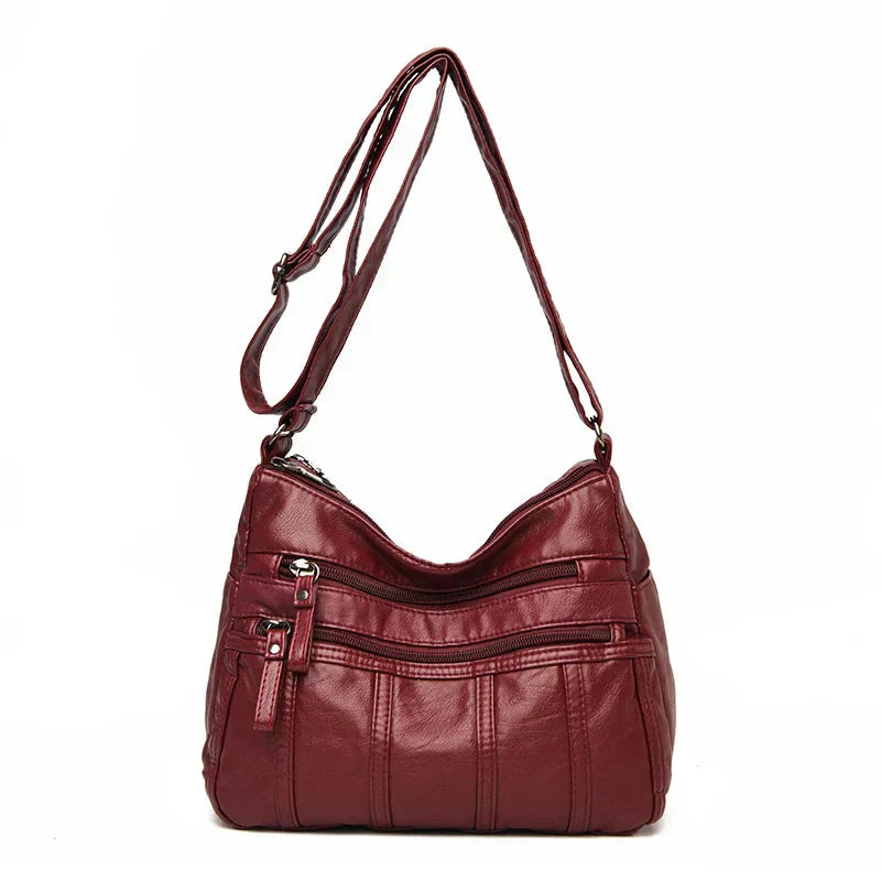 Kaja™ | Blødt Læder Crossbody Taske