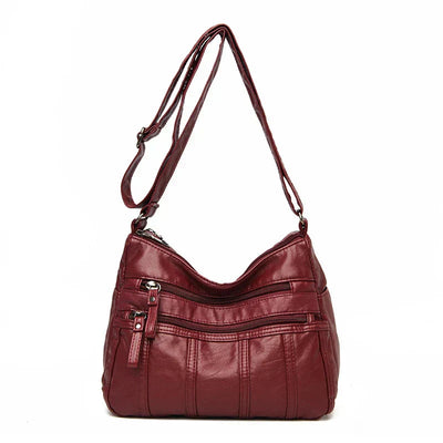 Kaja™ | Blødt Læder Crossbody Taske