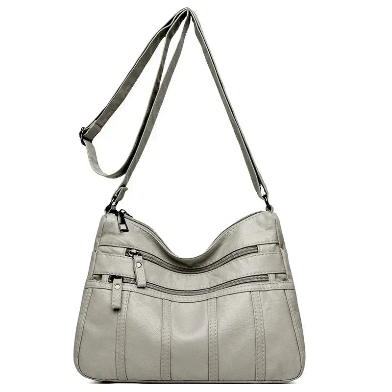 Kaja™ | Blødt Læder Crossbody Taske