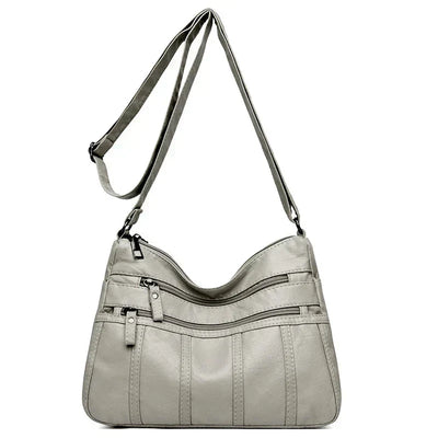 Kaja™ | Blødt Læder Crossbody Taske