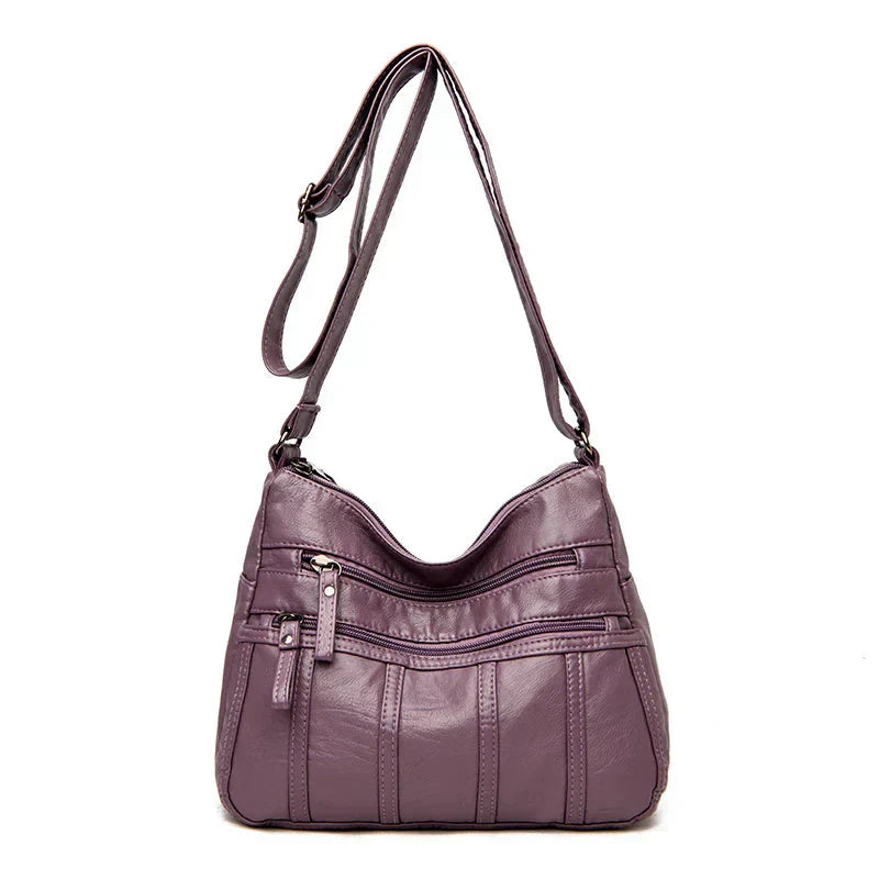 Kaja™ | Blødt Læder Crossbody Taske