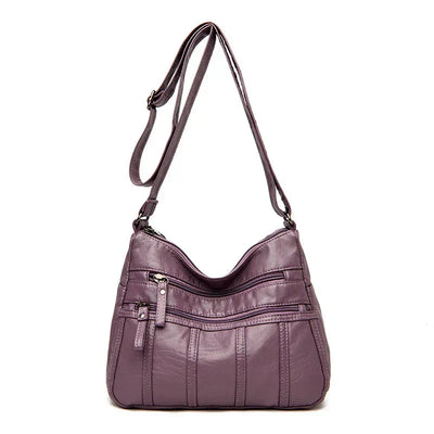 Kaja™ | Blødt Læder Crossbody Taske