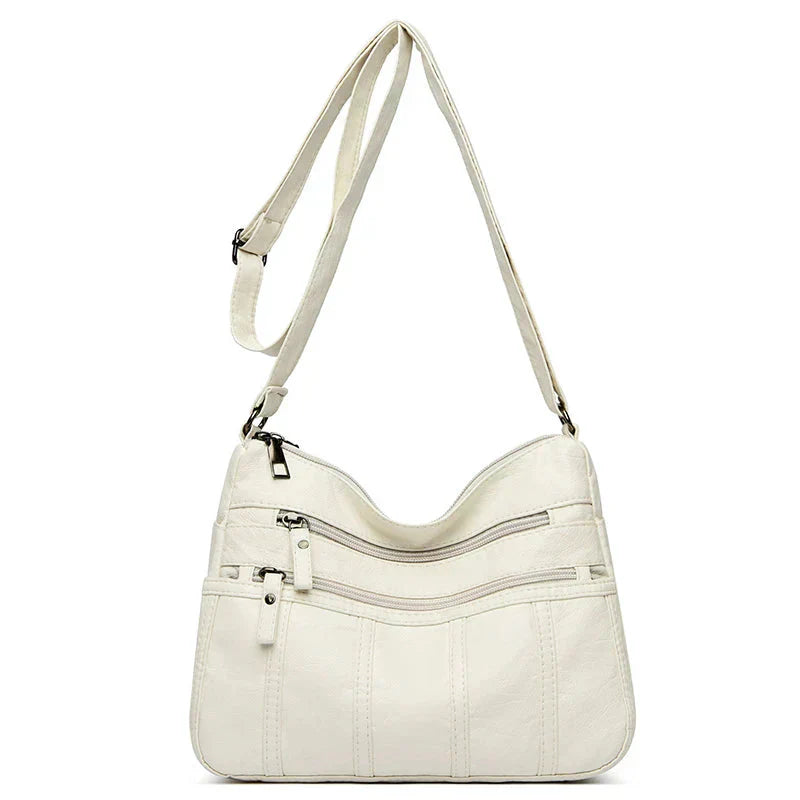 Kaja™ | Blødt Læder Crossbody Taske