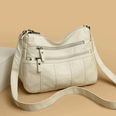 Kaja™ | Blødt Læder Crossbody Taske