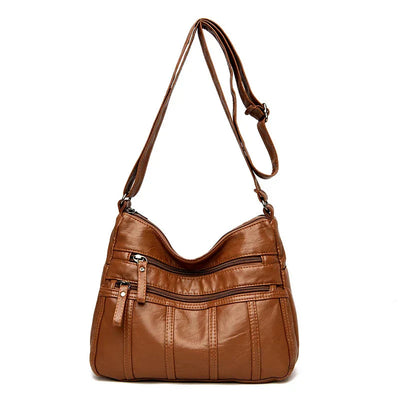 Kaja™ | Blødt Læder Crossbody Taske