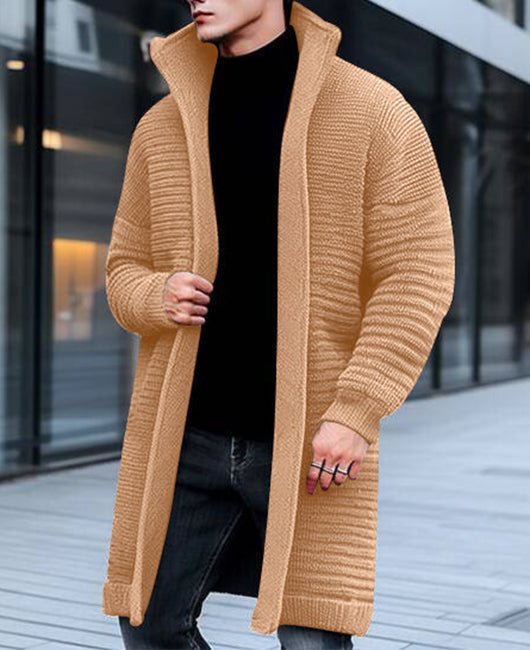 Teis | Herre Lang Strikket Cardigan