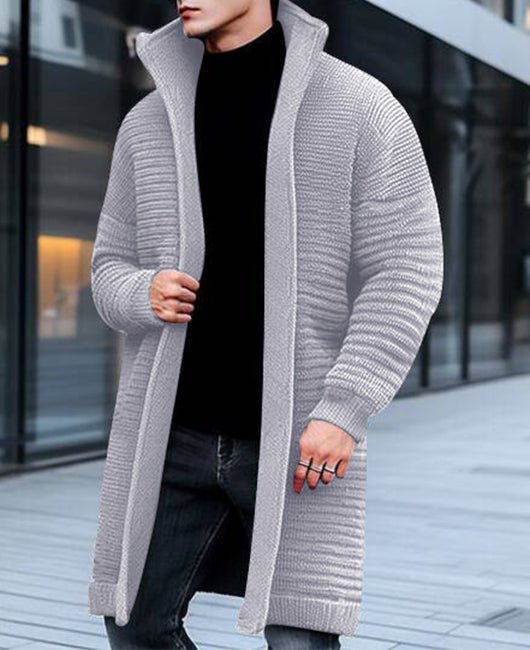 Teis | Herre Lang Strikket Cardigan