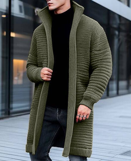 Teis | Herre Lang Strikket Cardigan