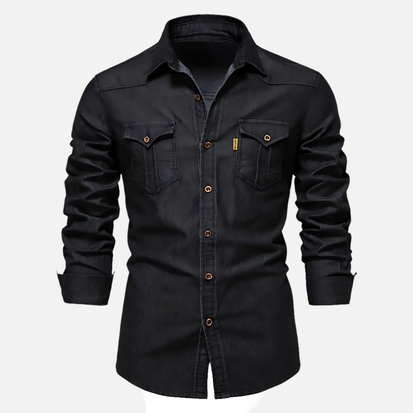 Svend | Stilfuld Button-Up Denim Skjorte