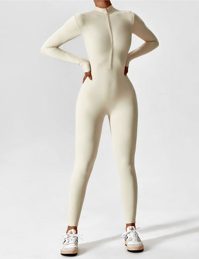 Helga | Stilfuld Premium Zip-Up Bodysuit