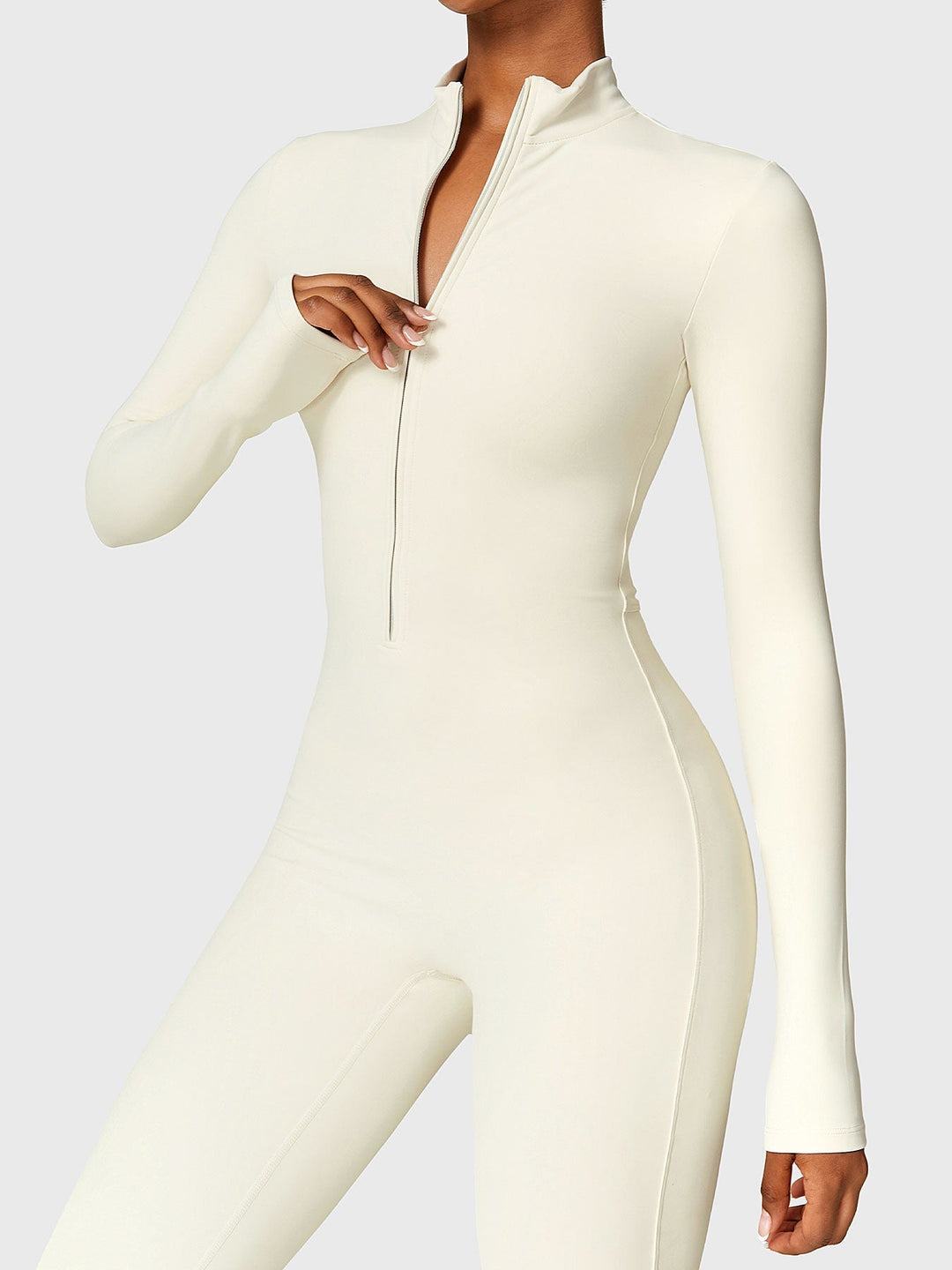 Helga | Stilfuld Premium Zip-Up Bodysuit