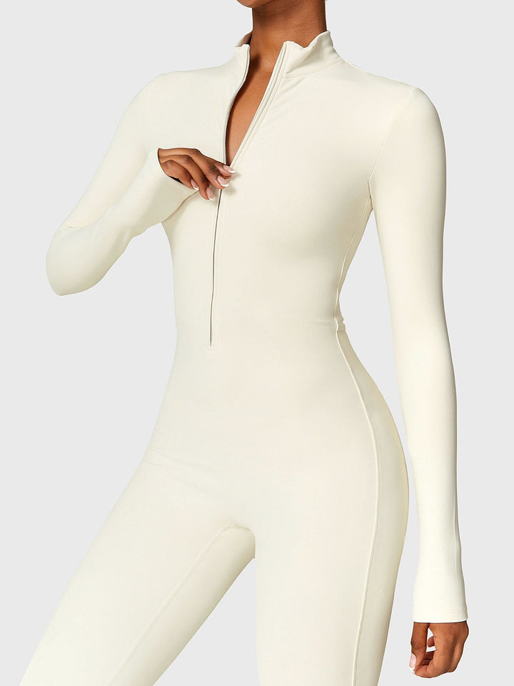 Helga | Stilfuld Premium Zip-Up Bodysuit