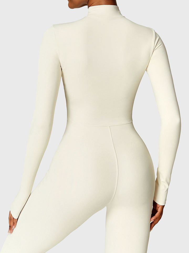 Helga | Stilfuld Premium Zip-Up Bodysuit