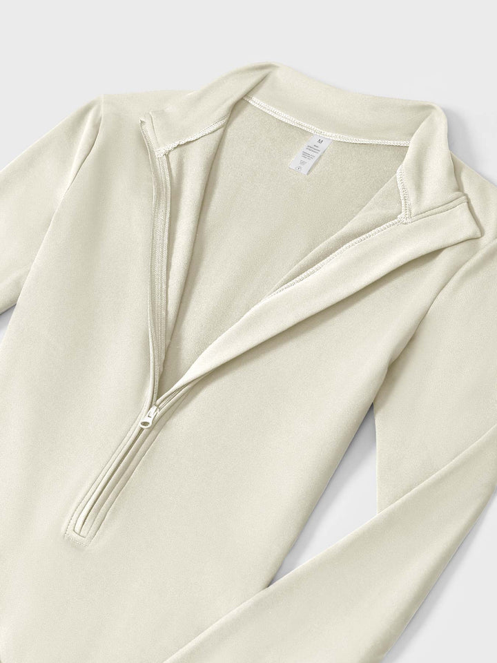 Helga | Stilfuld Premium Zip-Up Bodysuit