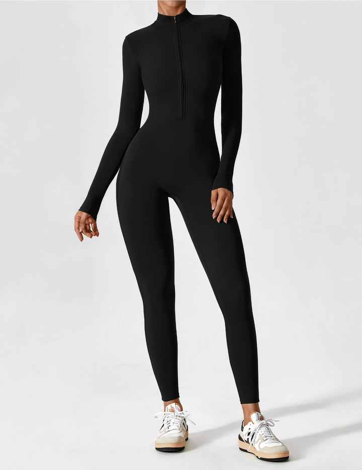 Helga | Stilfuld Premium Zip-Up Bodysuit