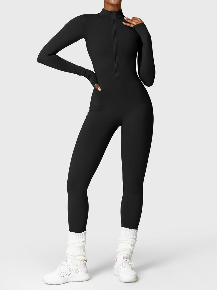 Helga | Stilfuld Premium Zip-Up Bodysuit
