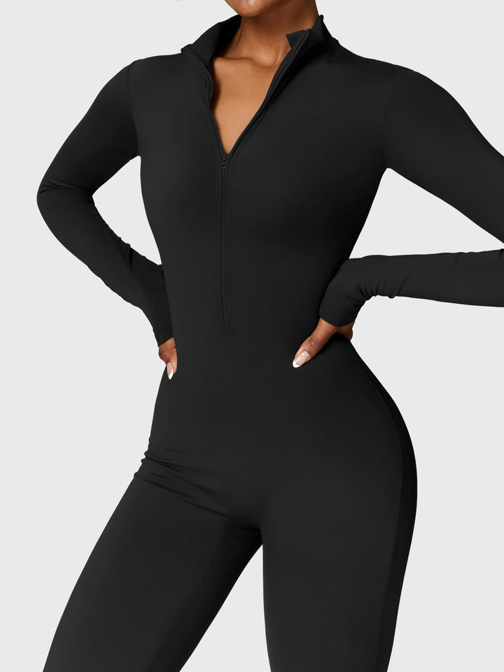 Helga | Stilfuld Premium Zip-Up Bodysuit